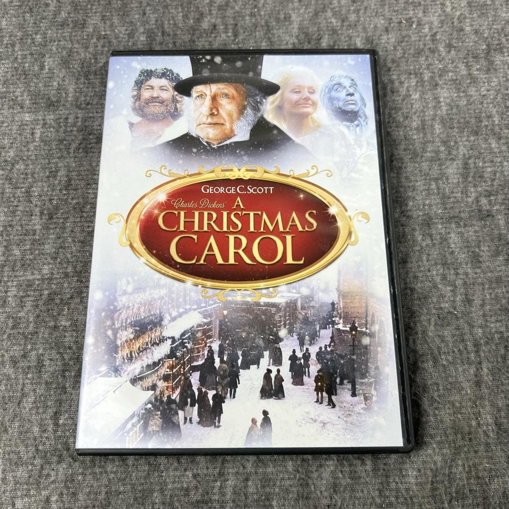 A Christmas Carol Movie DVD 1984 George C Scott Full Screen Holiday Drama Fox